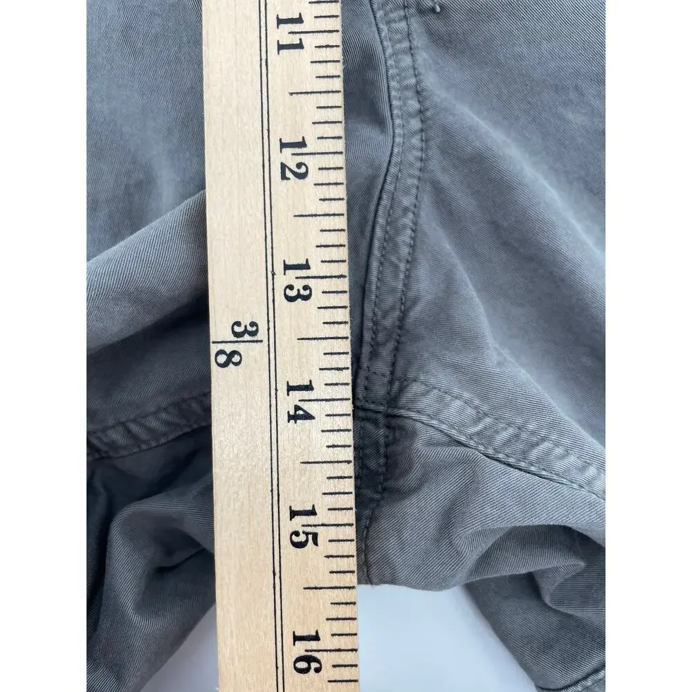 American Eagle Chino Shorts Men’s 44 Adjustable Waist Khaki Grey Flex